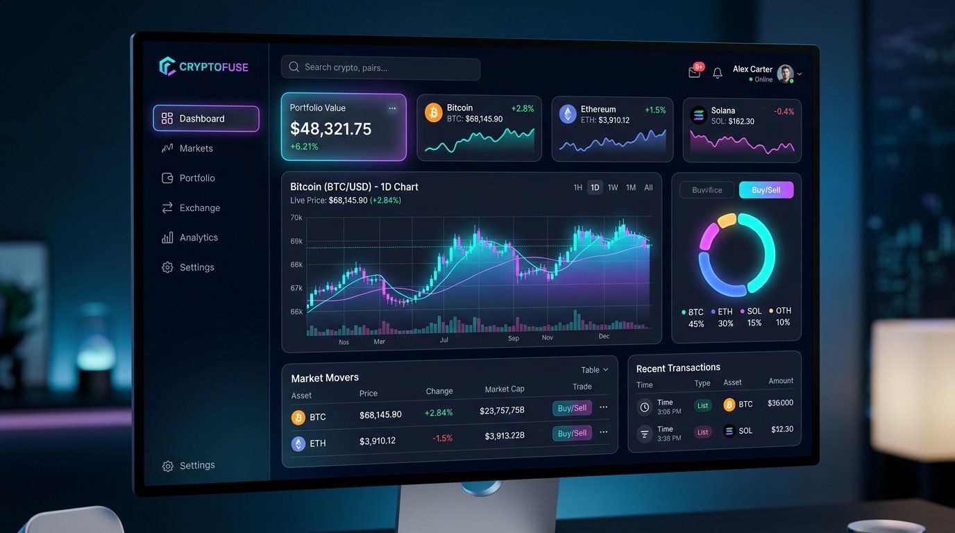 FinTech Banking & Crypto Suite